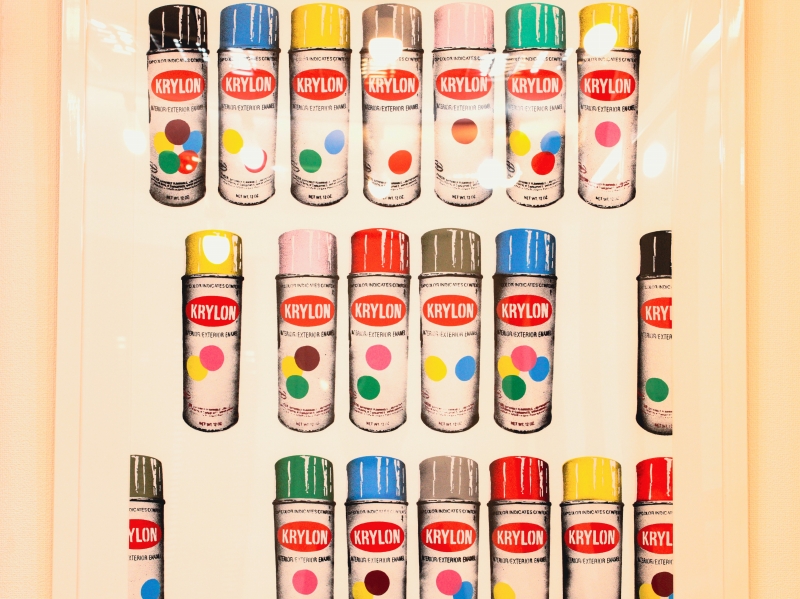 Nick Walker Krylon Cans silkscreen edition